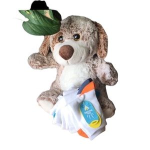 Lightning Bug Socks & Plush Dog